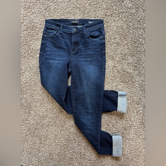 Judy Blue Aspen Skinny Fit High Rise Dark Wash Jeans JB82132DK Size 5/27 - Picture 6 of 14